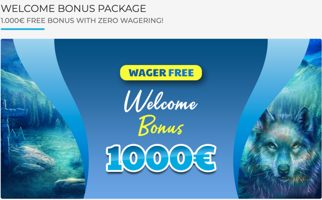 Wolfy welcome bonus