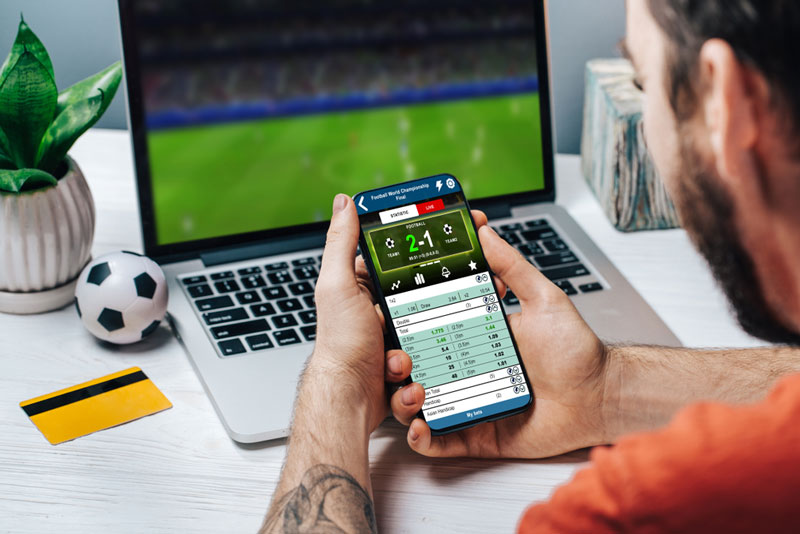 Live sports betting with crypto
